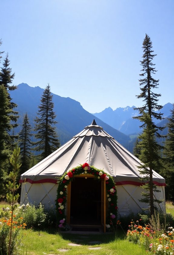 enchanting yurt wedding experience