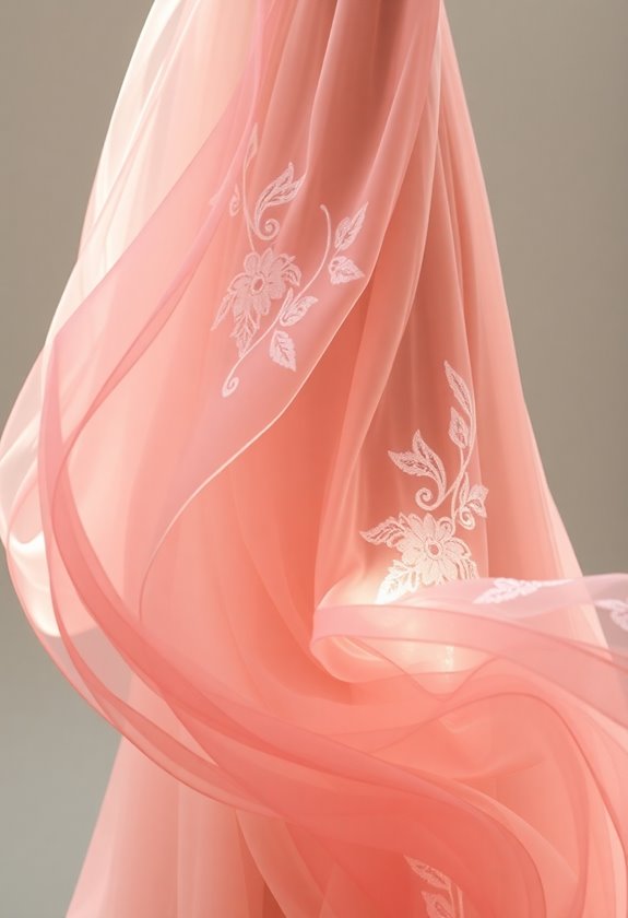 ethereal wedding dress fabrics