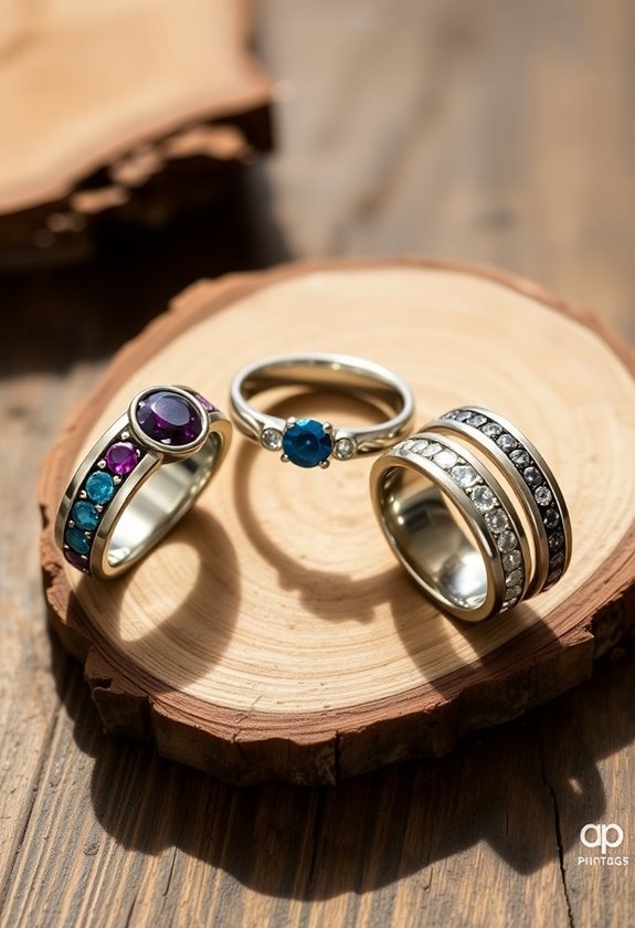 ethical gemstone wedding rings