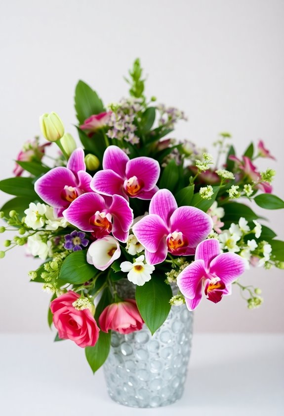 exotic orchid wedding bouquets