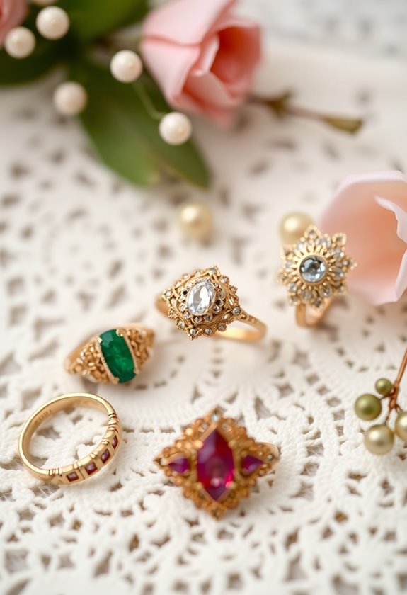 explore unique vintage rings