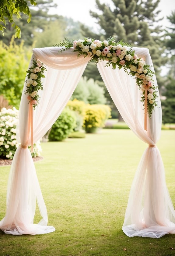fabric decor for weddings