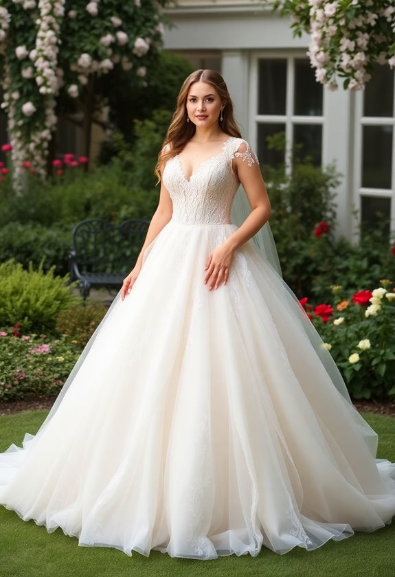 fairytale plus size ball gowns
