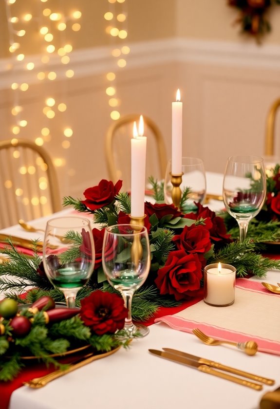 festive wedding color palette