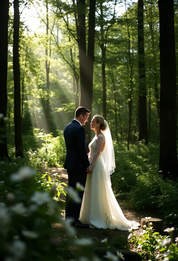 first look wedding magic