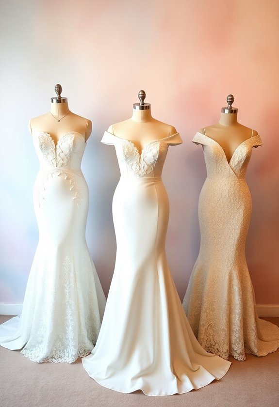 flattering necklines for brides