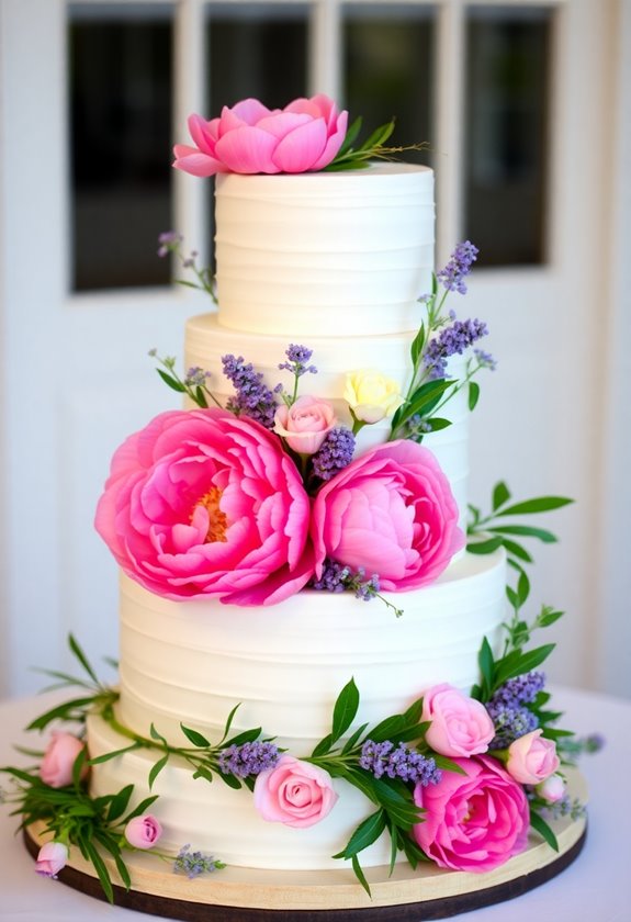floral cake arrangement tips
