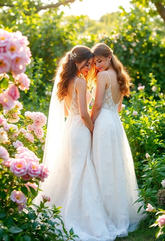 floral wedding dress inspiration