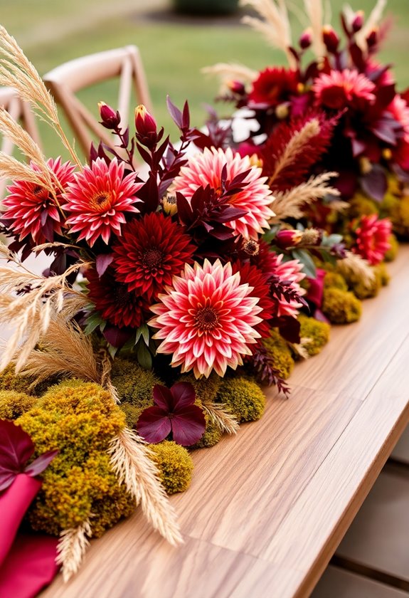 foliage textures layering creativity
