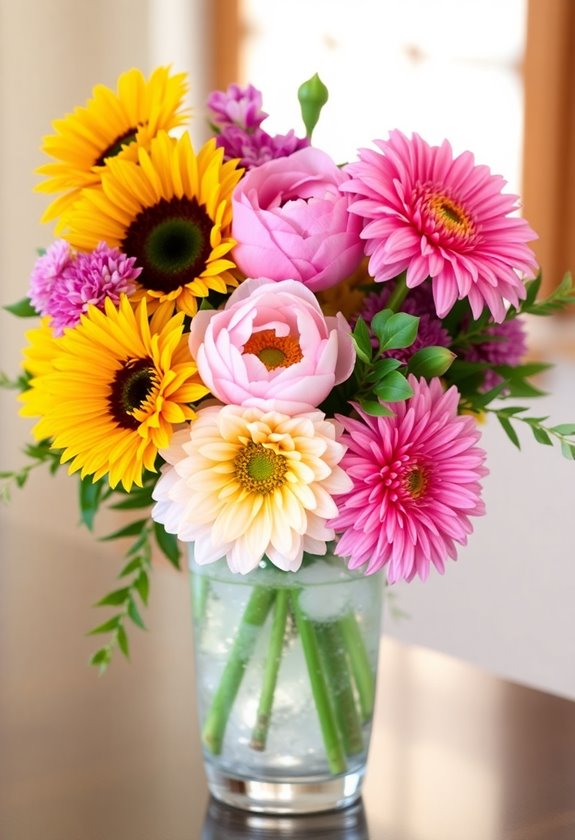 fresh summer flower care