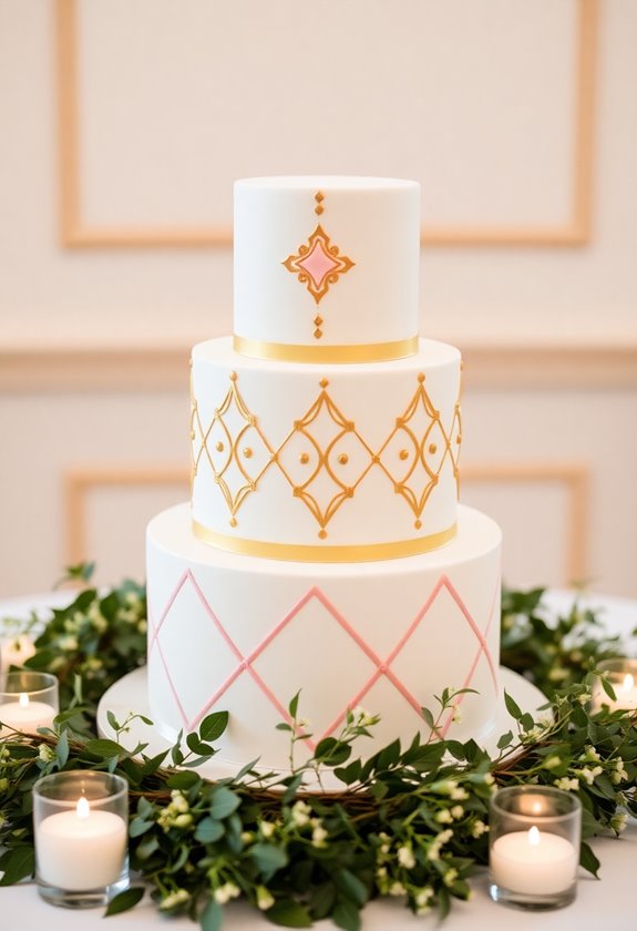 geometric patterns for cakes