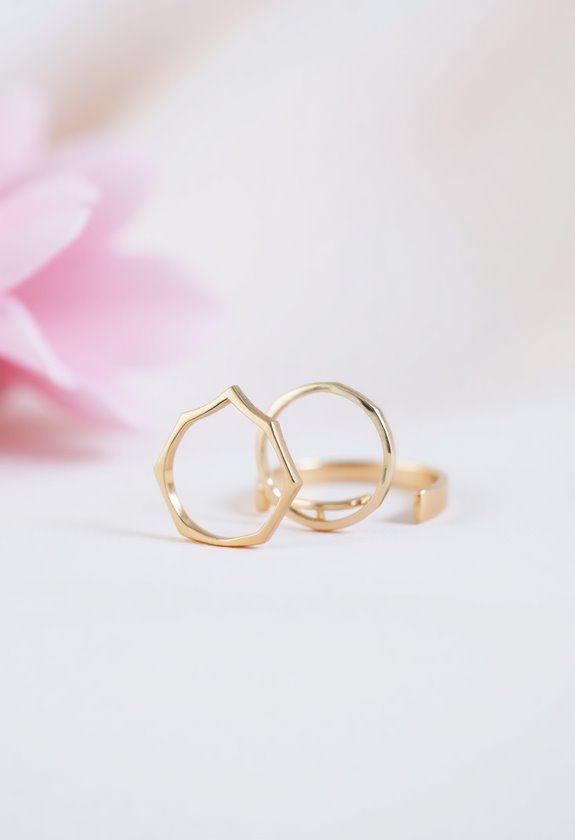 geometric wedding ring designs
