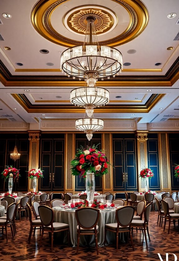 glamorous art deco wedding