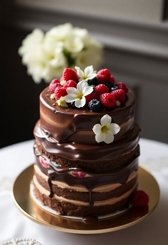 gluten free chocolate wedding delight