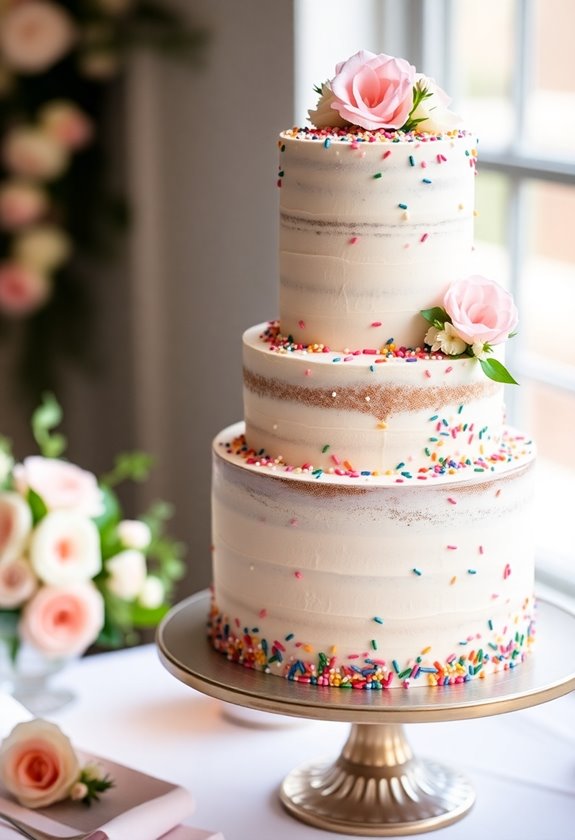 gluten free funfetti celebration cake