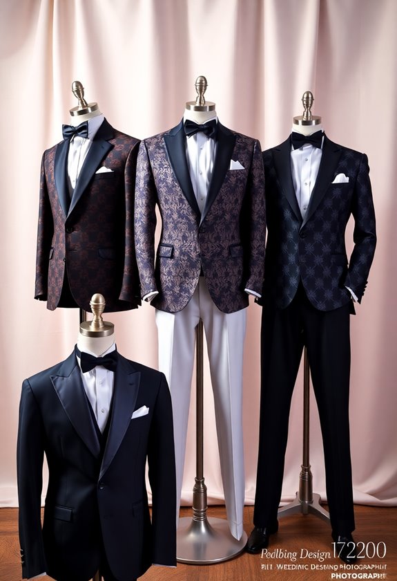 groom s custom tuxedo options