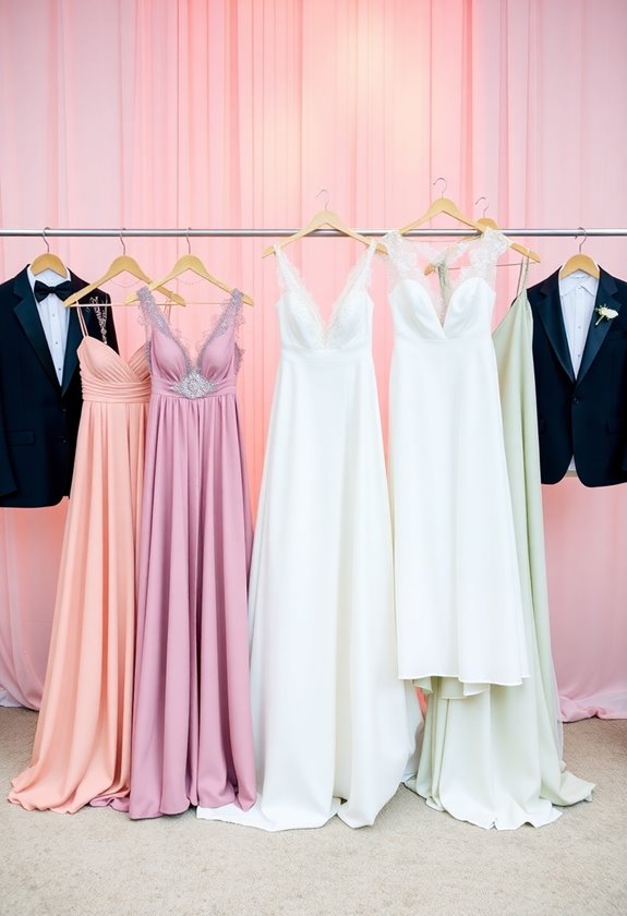 harmonious wedding attire balance