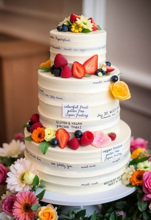inclusive wedding cake planning