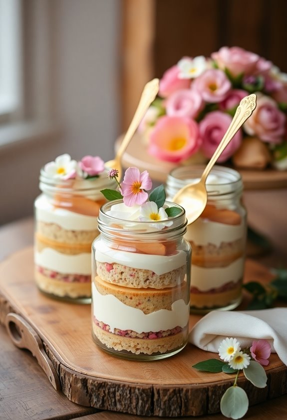 individual cake jar delights