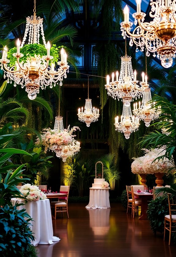 indoor luxurious wedding gardens