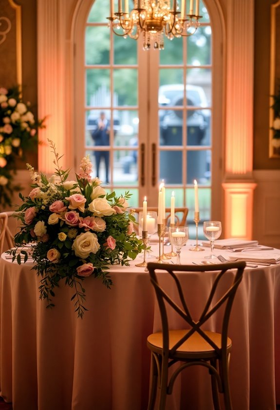 intimate sweetheart table experience