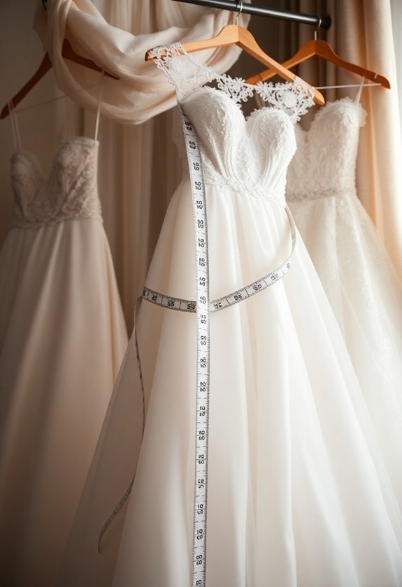 know your dress measurements