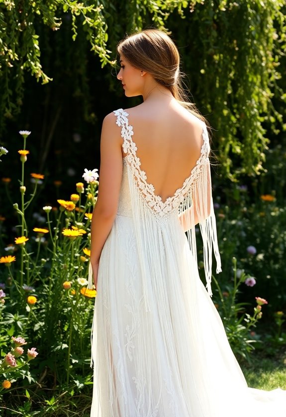 lace and fringe elegance
