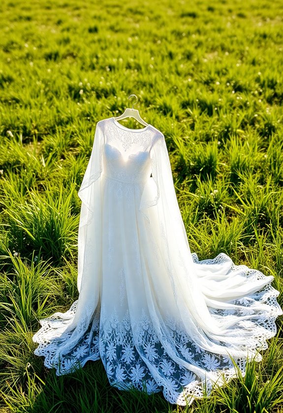 lace gown length considerations