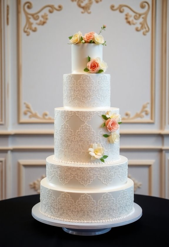 lace techniques for cakes