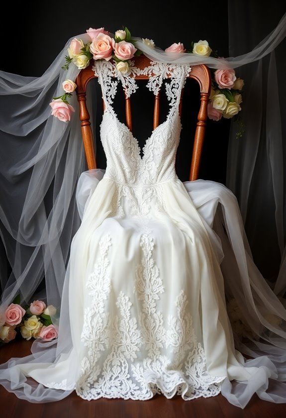 lace wedding dress elegance