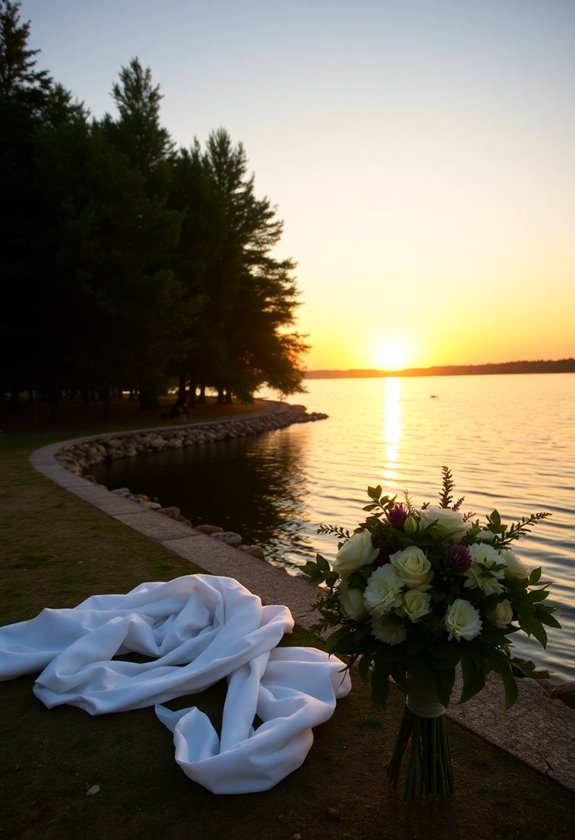 lakefront wedding tranquility experience