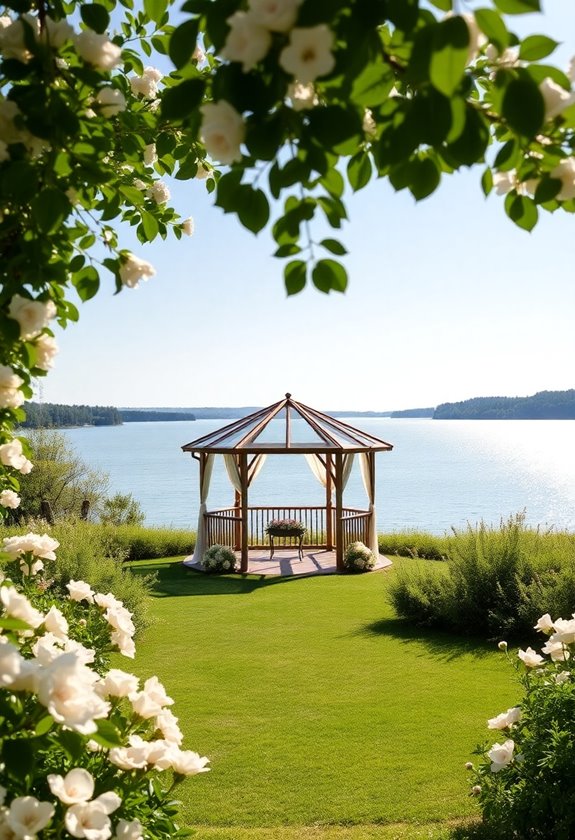 lakeside wedding venue charm