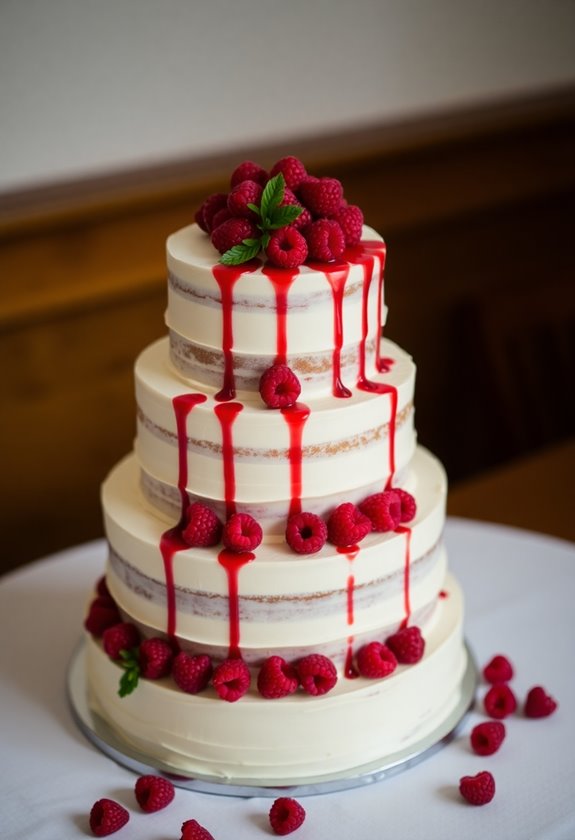 lemon raspberry wedding delight