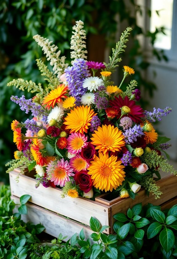 local seasonal wedding flowers