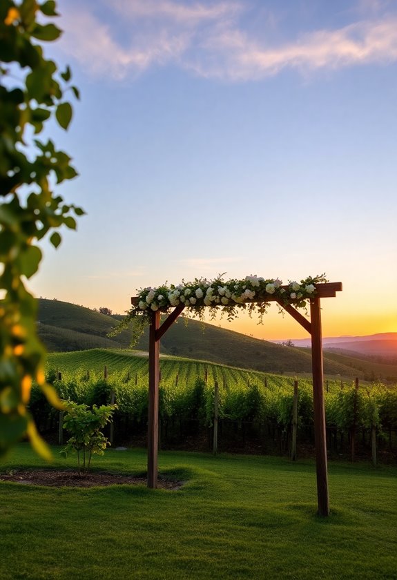 lush vines stunning views