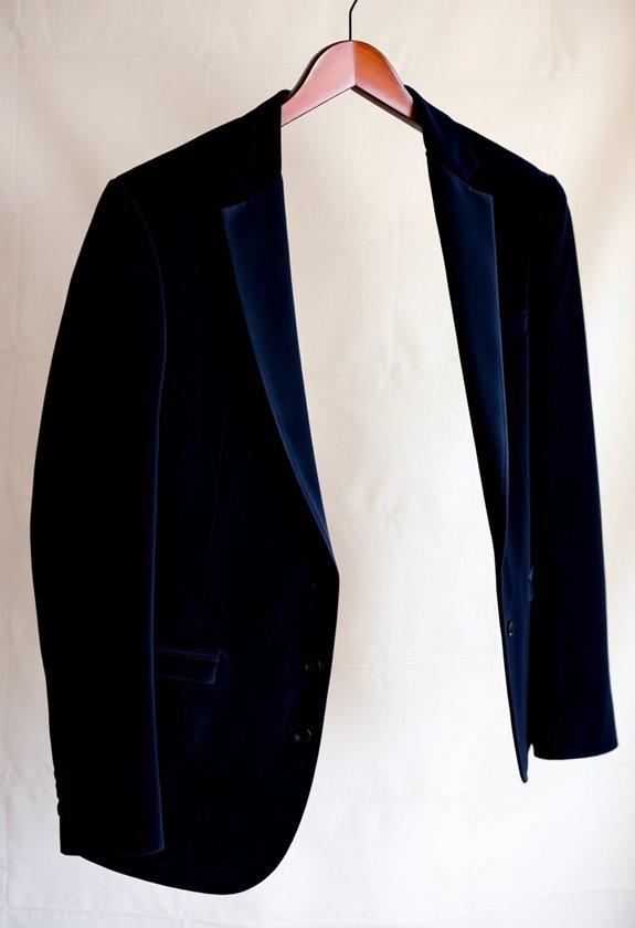 luxurious velvet wedding tuxedo