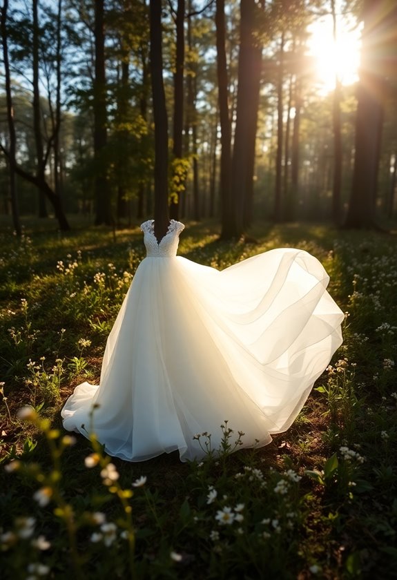 magical a line wedding dresses