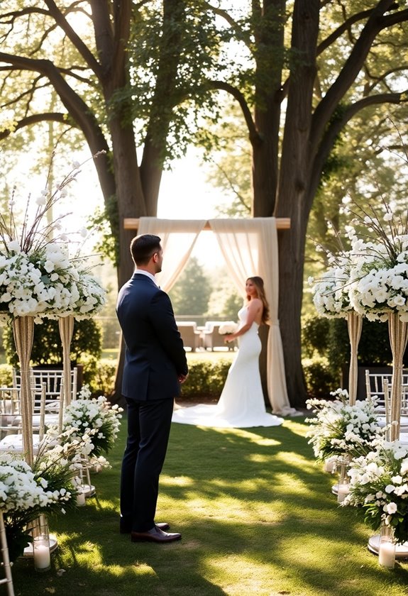 magical first look moment