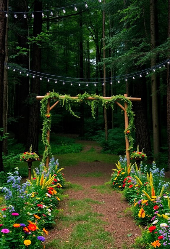 magical forest wedding experience