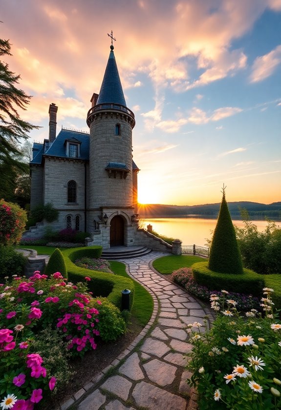 magical wedding venue scenery