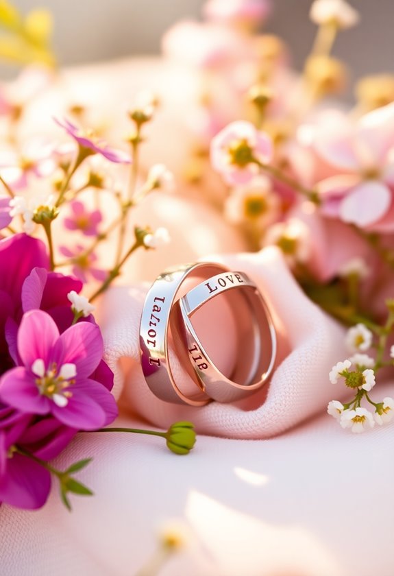 meaningful wedding ring personalization