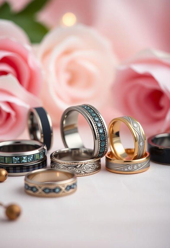 men s wedding bands trends
