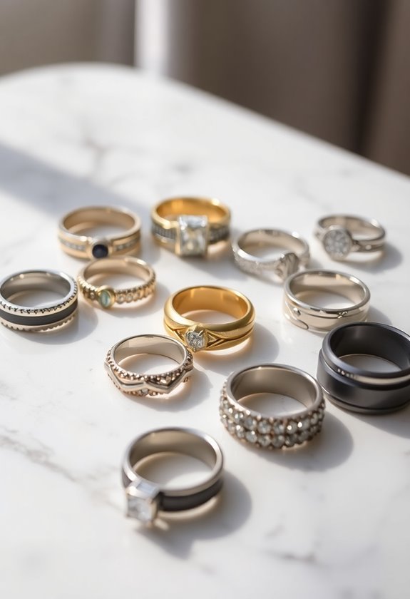 men s wedding ring trends