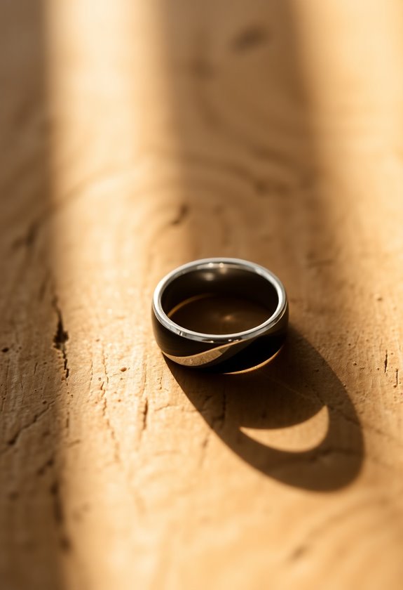modern durable wedding rings
