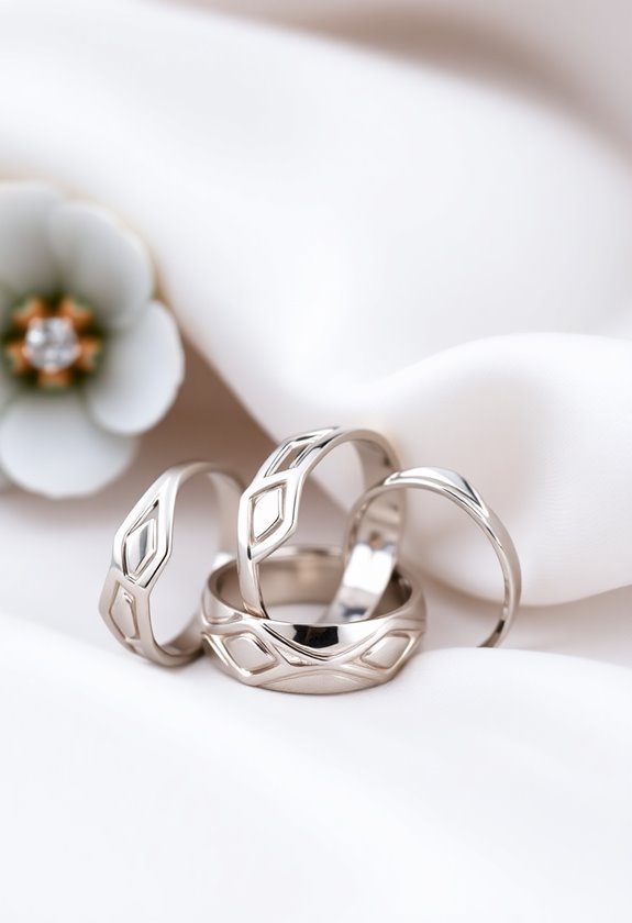 modern hypoallergenic wedding bands