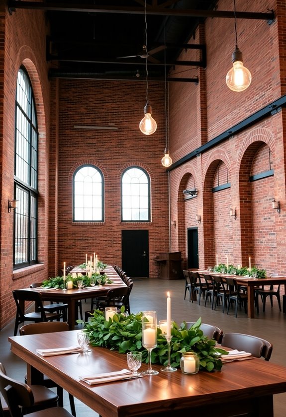 modern industrial wedding venues