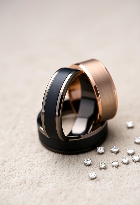 modern men s wedding rings