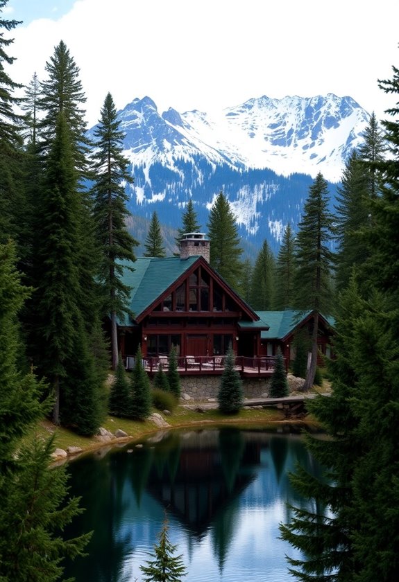 mountain lodge wedding magic