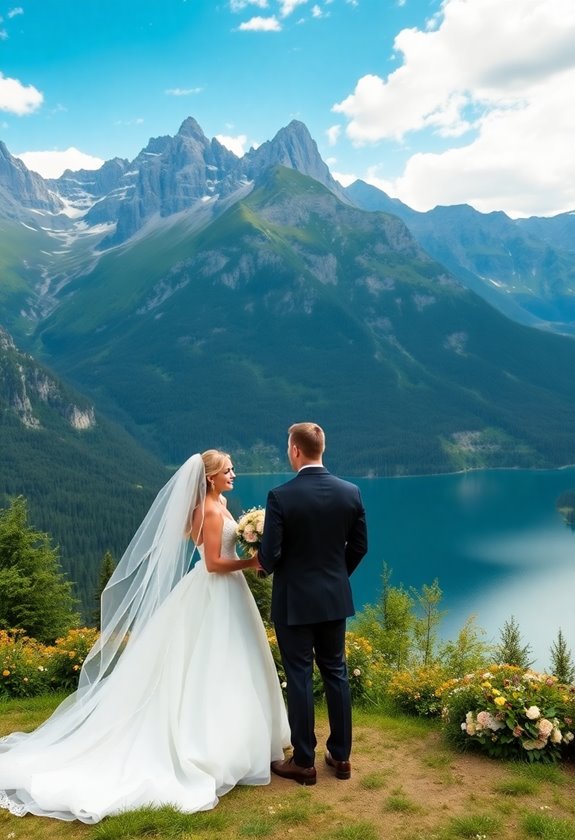 mountain wedding nature escape