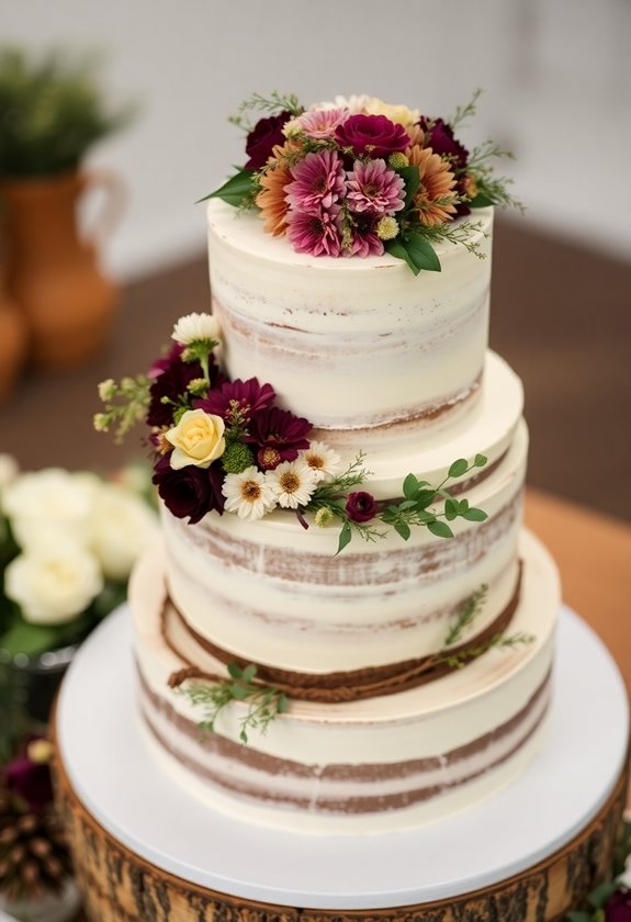 natural textures for cakes